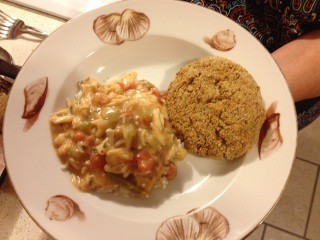 Crab Cakes with Crab Etouffee