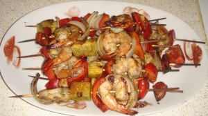 Grilled Shrimp Kabobs