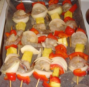 Grilled Shrimp Kabobs