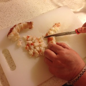 Making Lobster Bisque 