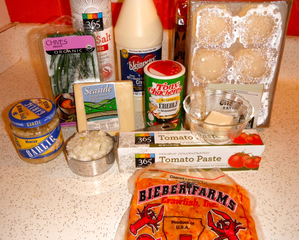 Crawfish Pasta with Crawfish Cream Sauce Ingredients