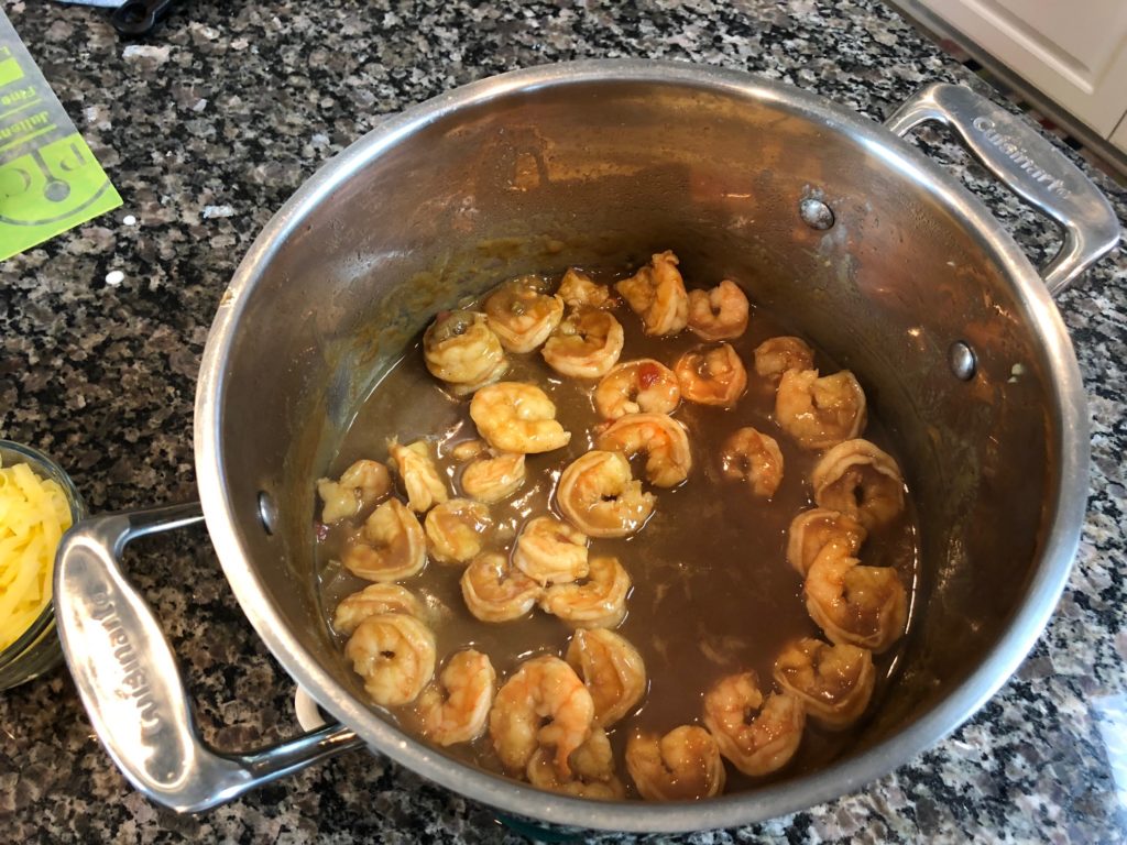 Cajun Shrimp and Grits 