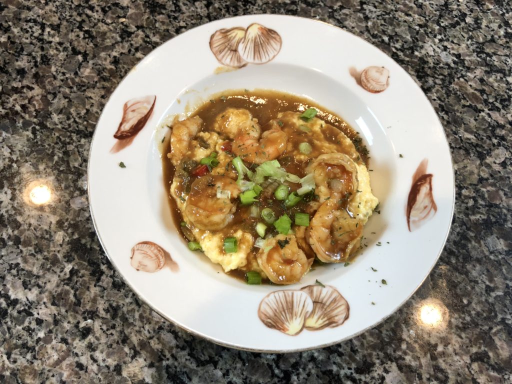 Cajun Shrimp and Grits 